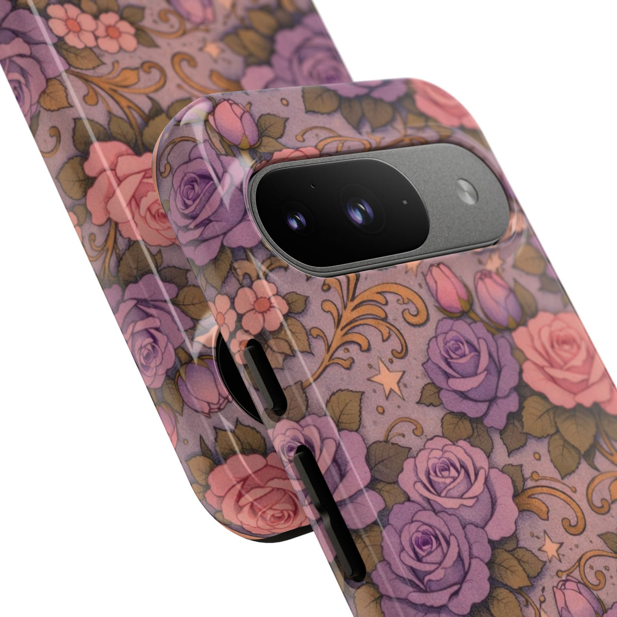 Google Pixel Tough Phone Case — The Sisterhood of the Rose — Master Portia's Rose Garden Vintage Drop-Proof Phone Cover