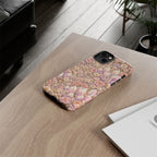 iPhone Case — Angelic Crystal Garden Phone Case — Pink Floral Quartz Protective Cover