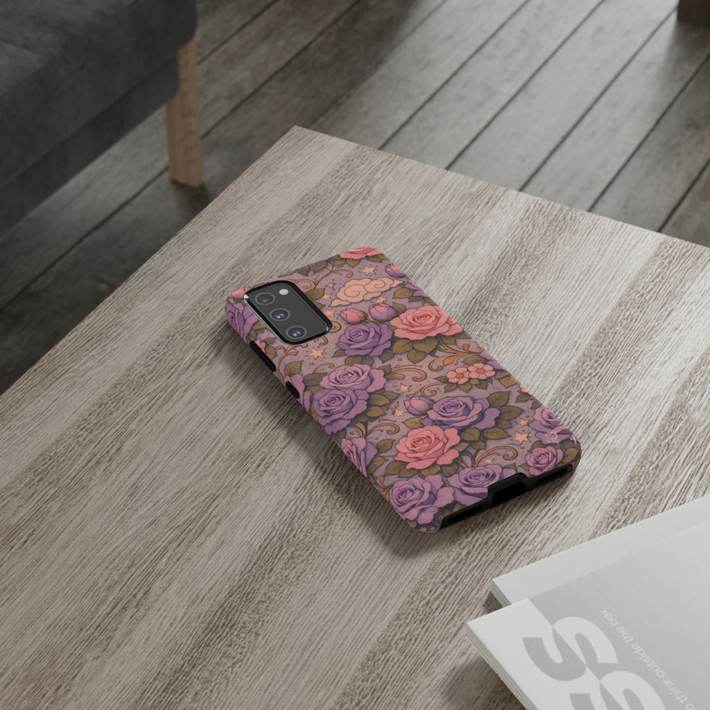 Samsung Galaxy Tough Phone Case — Master Portia's Rose Garden — The Sisterhood of the Rose Protective Samsung Cover