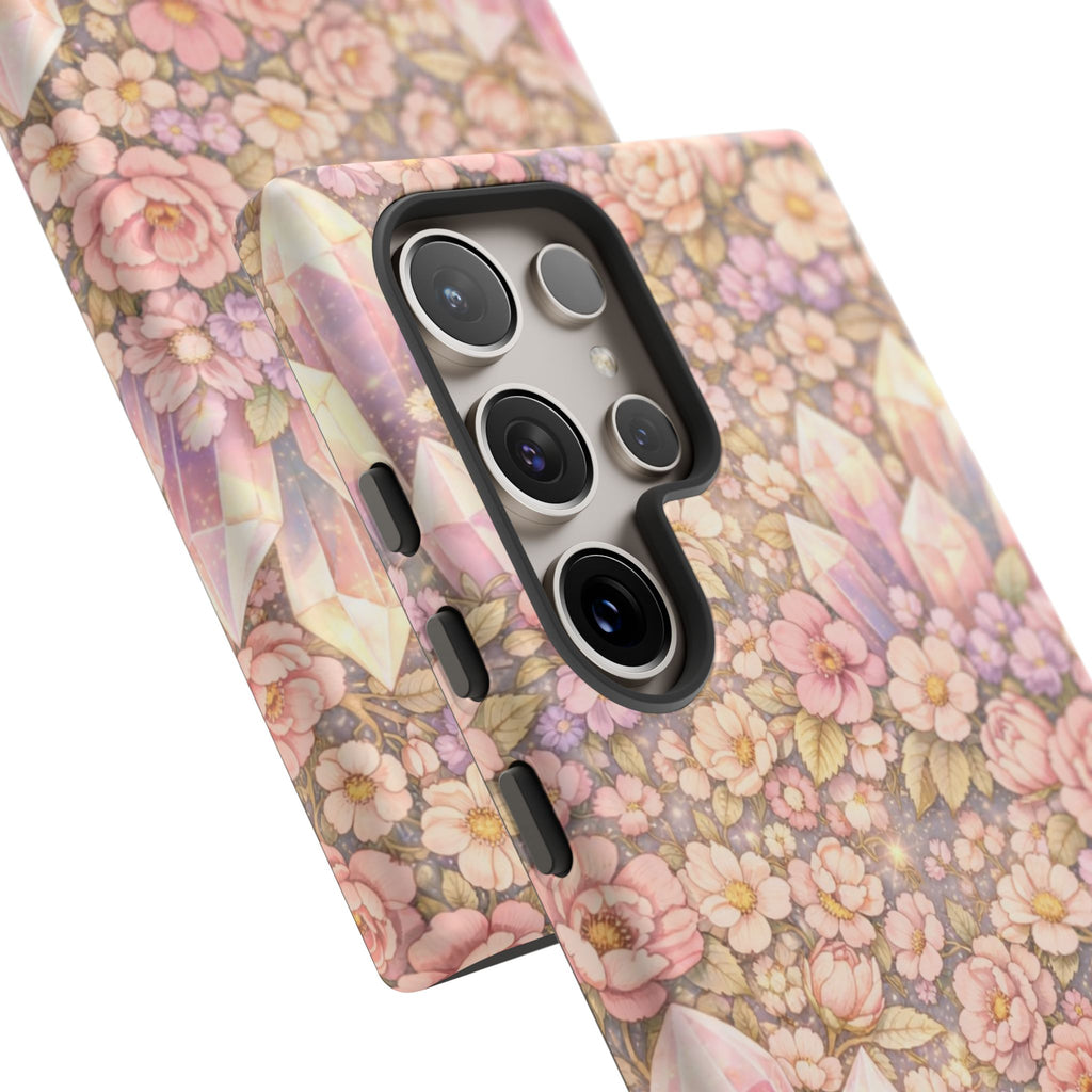 Samsung Galaxy Phone Case - Angelic Crystal Garden Tough Phone Case