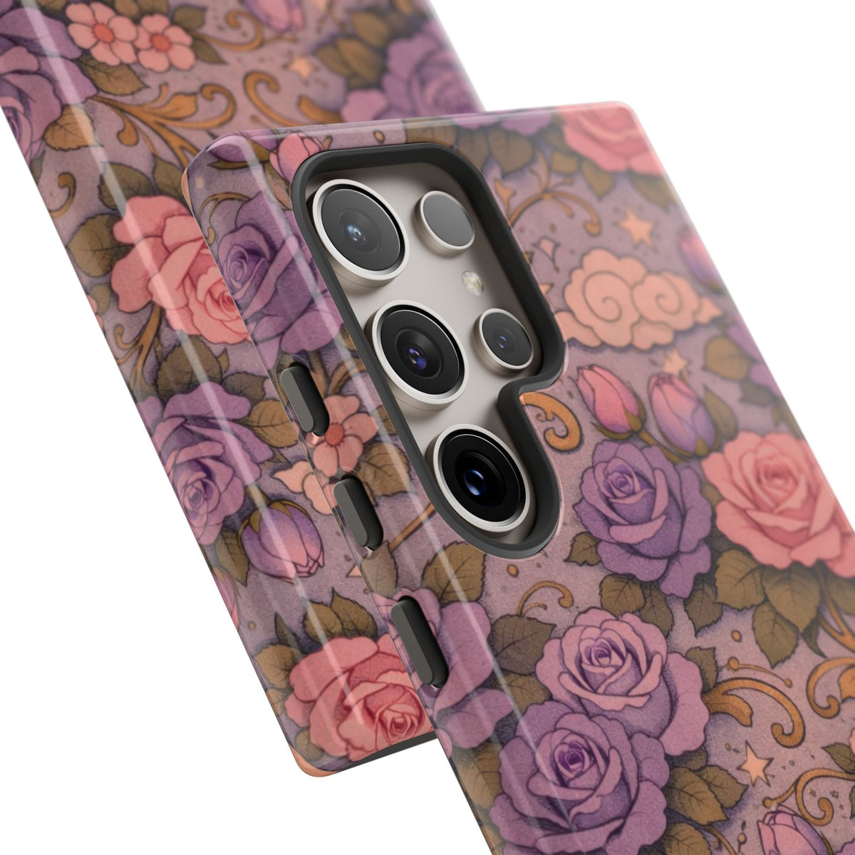 Samsung Galaxy Tough Phone Case — Master Portia's Rose Garden — The Sisterhood of the Rose Protective Samsung Cover