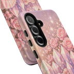 Samsung Galaxy Phone Case — Lemurian Rose Crystal Garden Tough Case