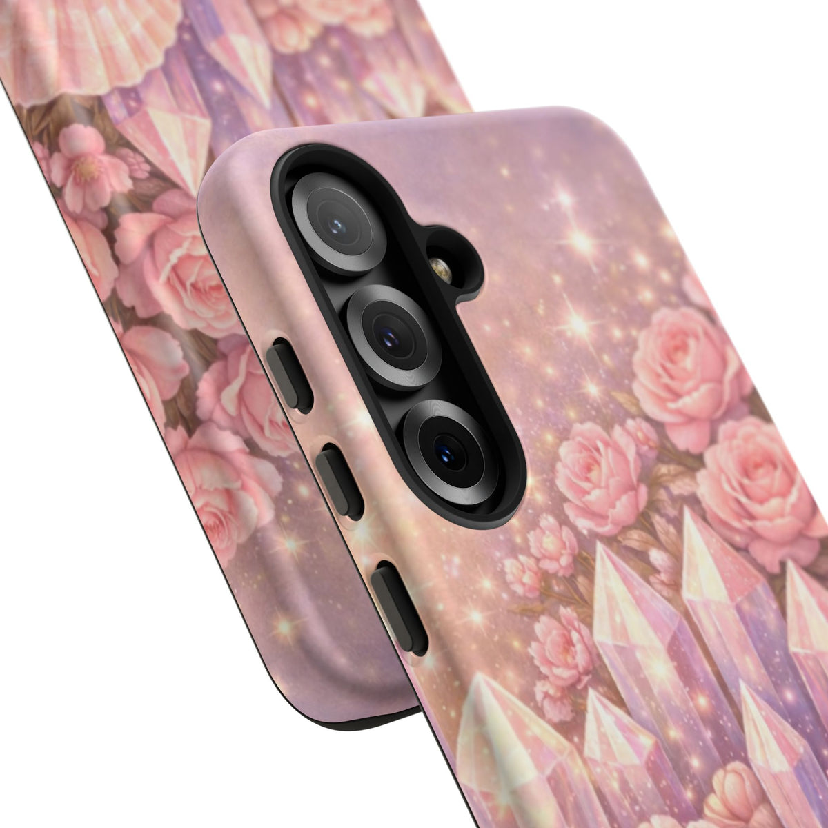 Samsung Galaxy Phone Case — Lemurian Rose Crystal Garden Tough Case