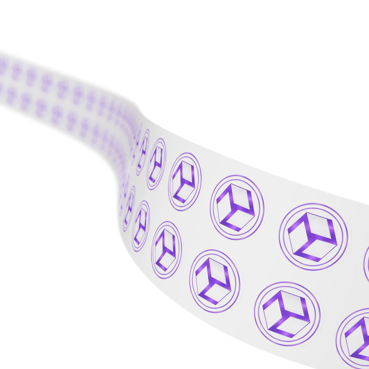 Lilac Antahkarana - Round Logo Sticker Roll