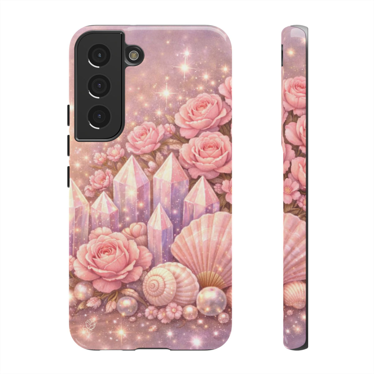 Samsung Galaxy Phone Case — Lemurian Rose Crystal Garden Tough Case