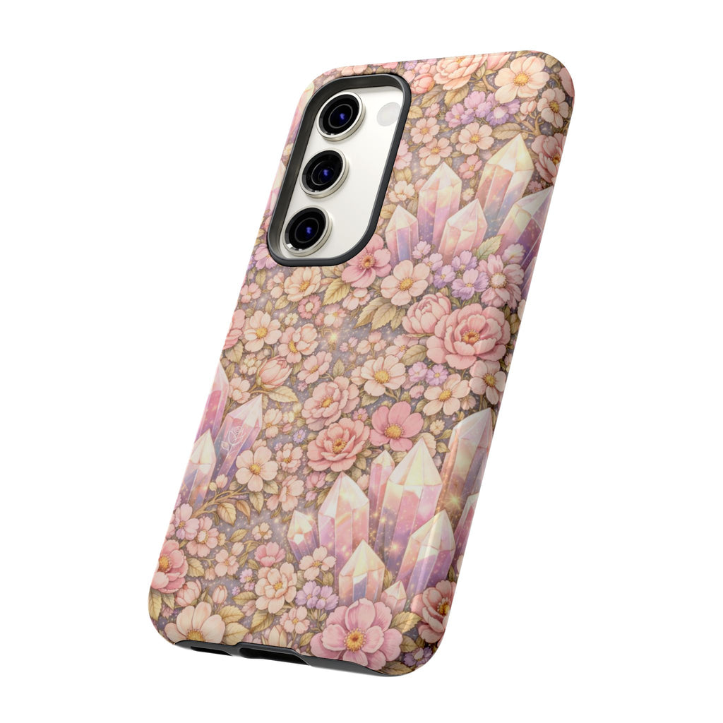 Samsung Galaxy Phone Case - Angelic Crystal Garden Tough Phone Case