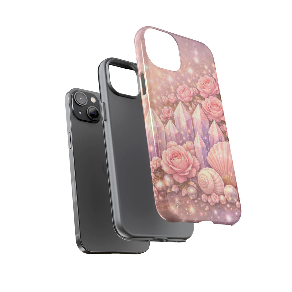 iPhone Case - Lemurian Rose Crystal Garden iPhoneTough Case