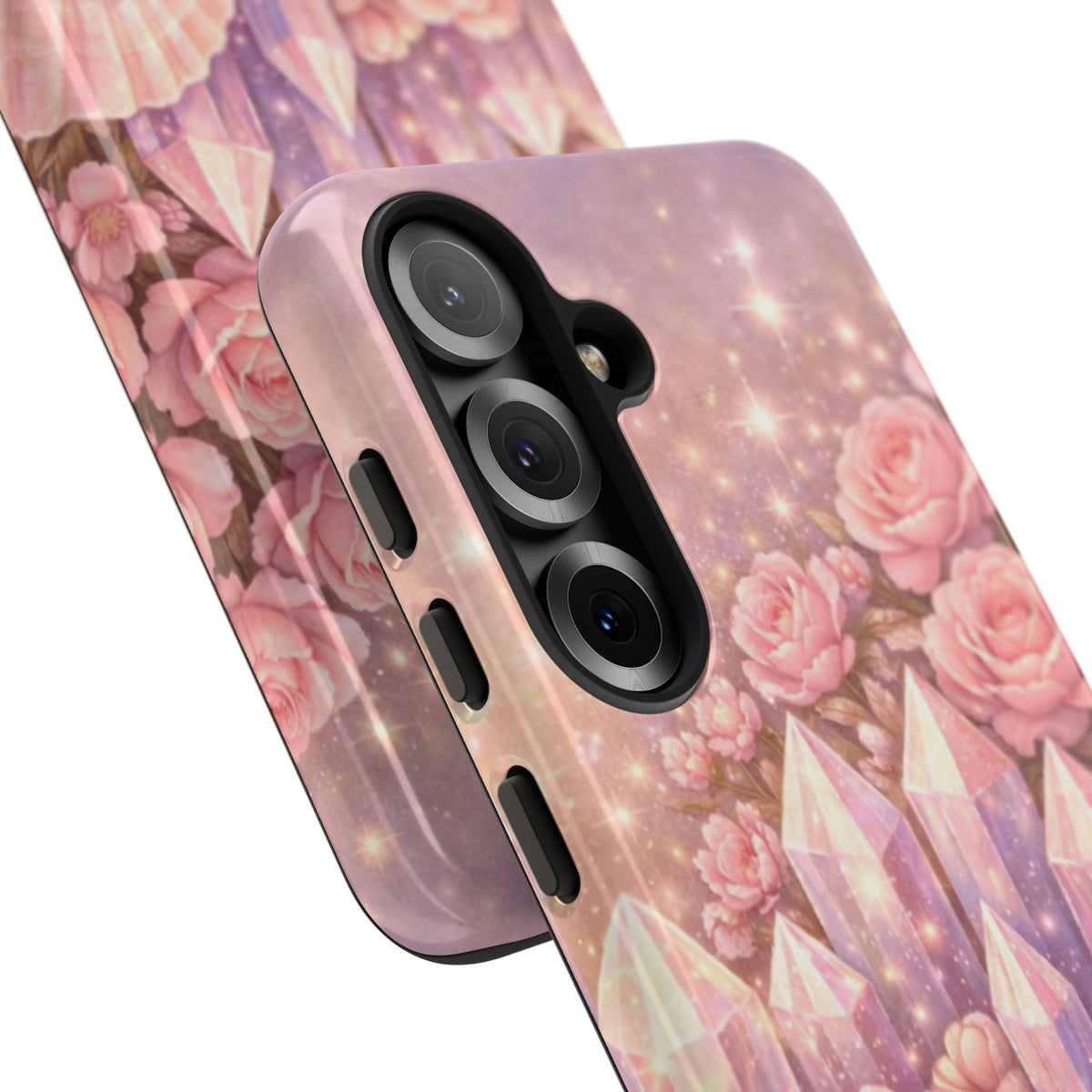 Samsung Galaxy Phone Case — Lemurian Rose Crystal Garden Tough Case