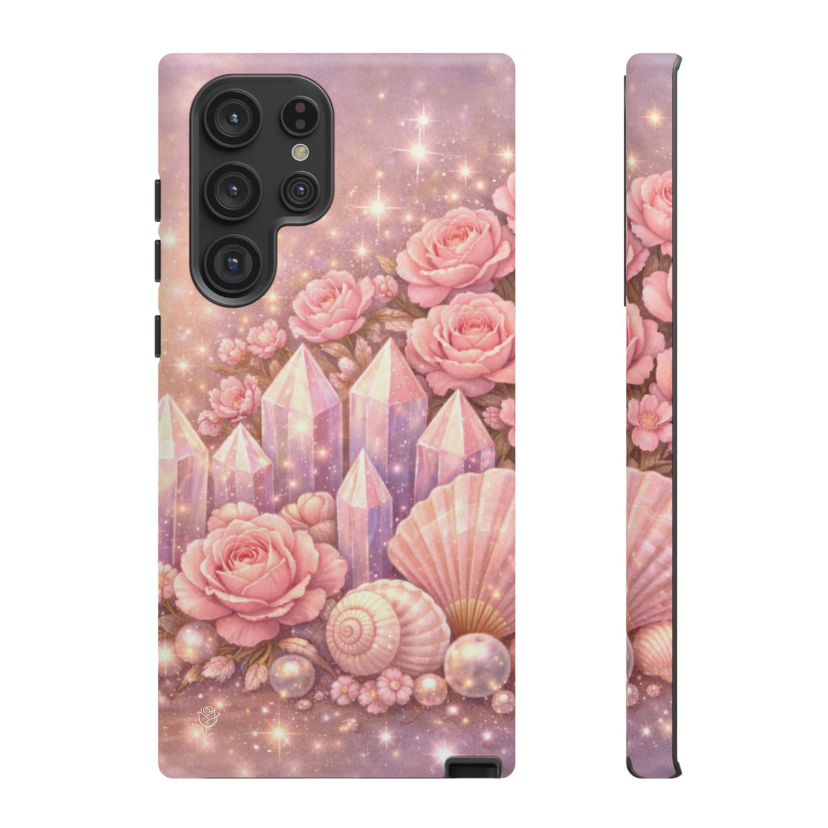 Samsung Galaxy Phone Case — Lemurian Rose Crystal Garden Tough Case
