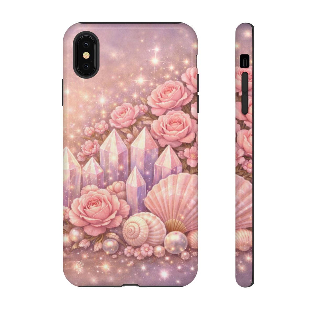 iPhone Case - Lemurian Rose Crystal Garden iPhoneTough Case