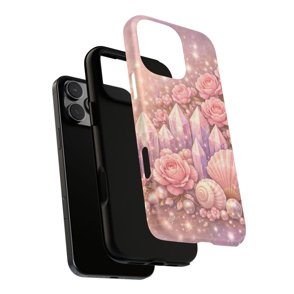 iPhone Case - Lemurian Rose Crystal Garden iPhoneTough Case