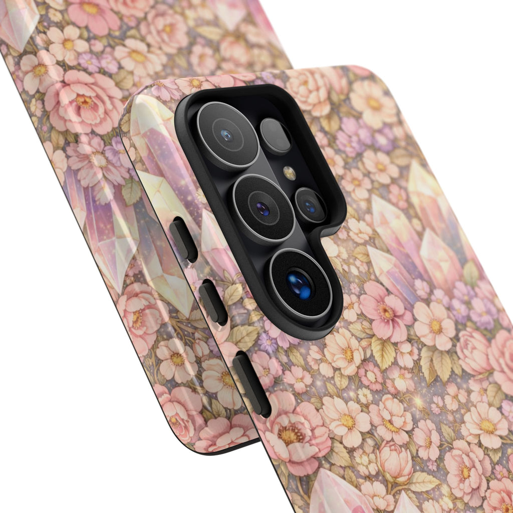 Samsung Galaxy Phone Case - Angelic Crystal Garden Tough Phone Case