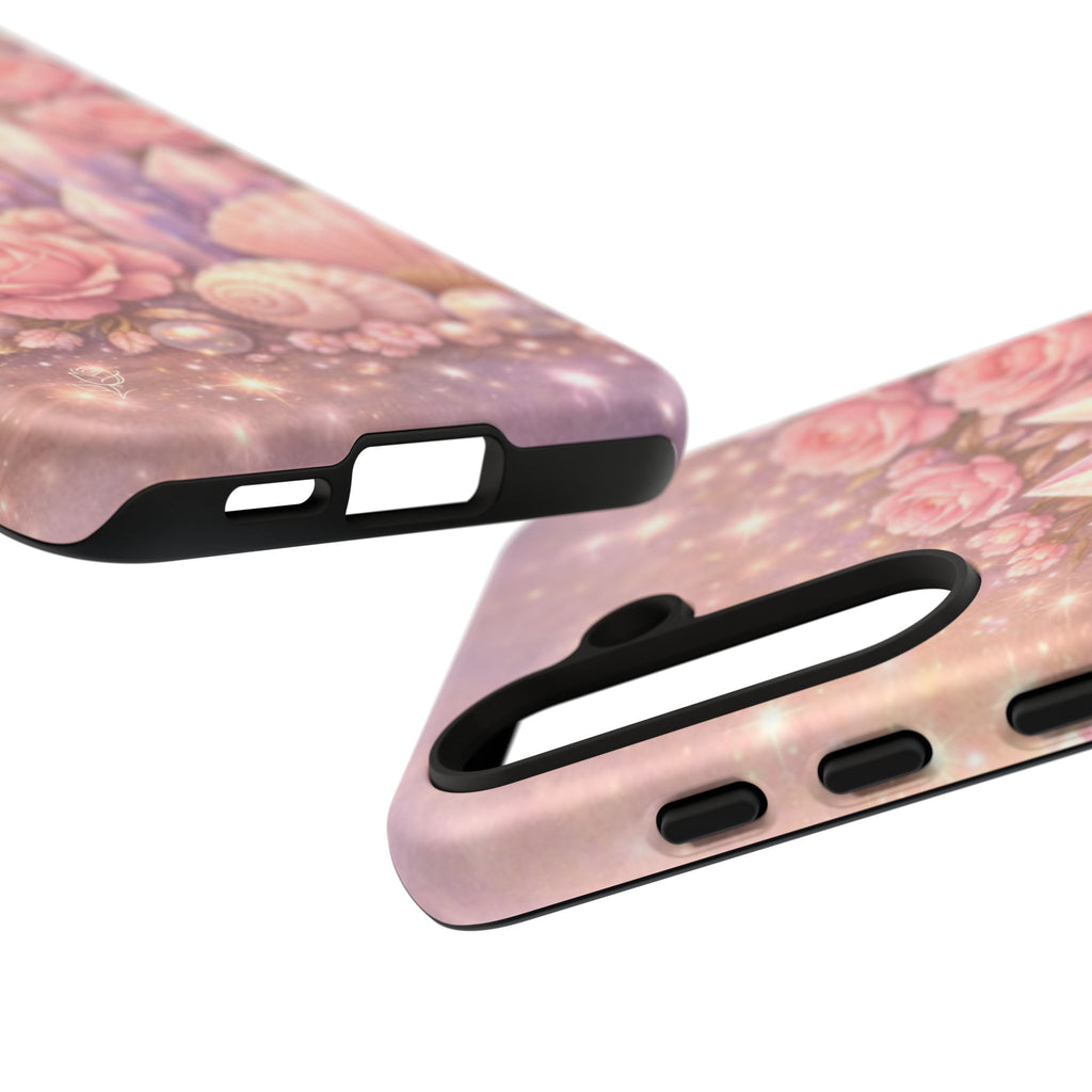 Samsung Galaxy Phone Case — Lemurian Rose Crystal Garden Tough Case