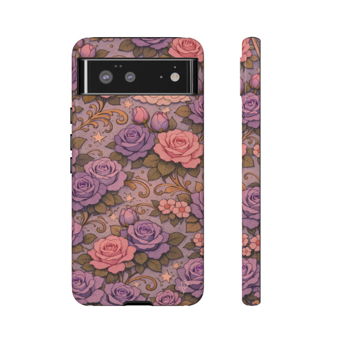 Google Pixel Tough Phone Case — The Sisterhood of the Rose — Master Portia's Rose Garden Vintage Drop-Proof Phone Cover