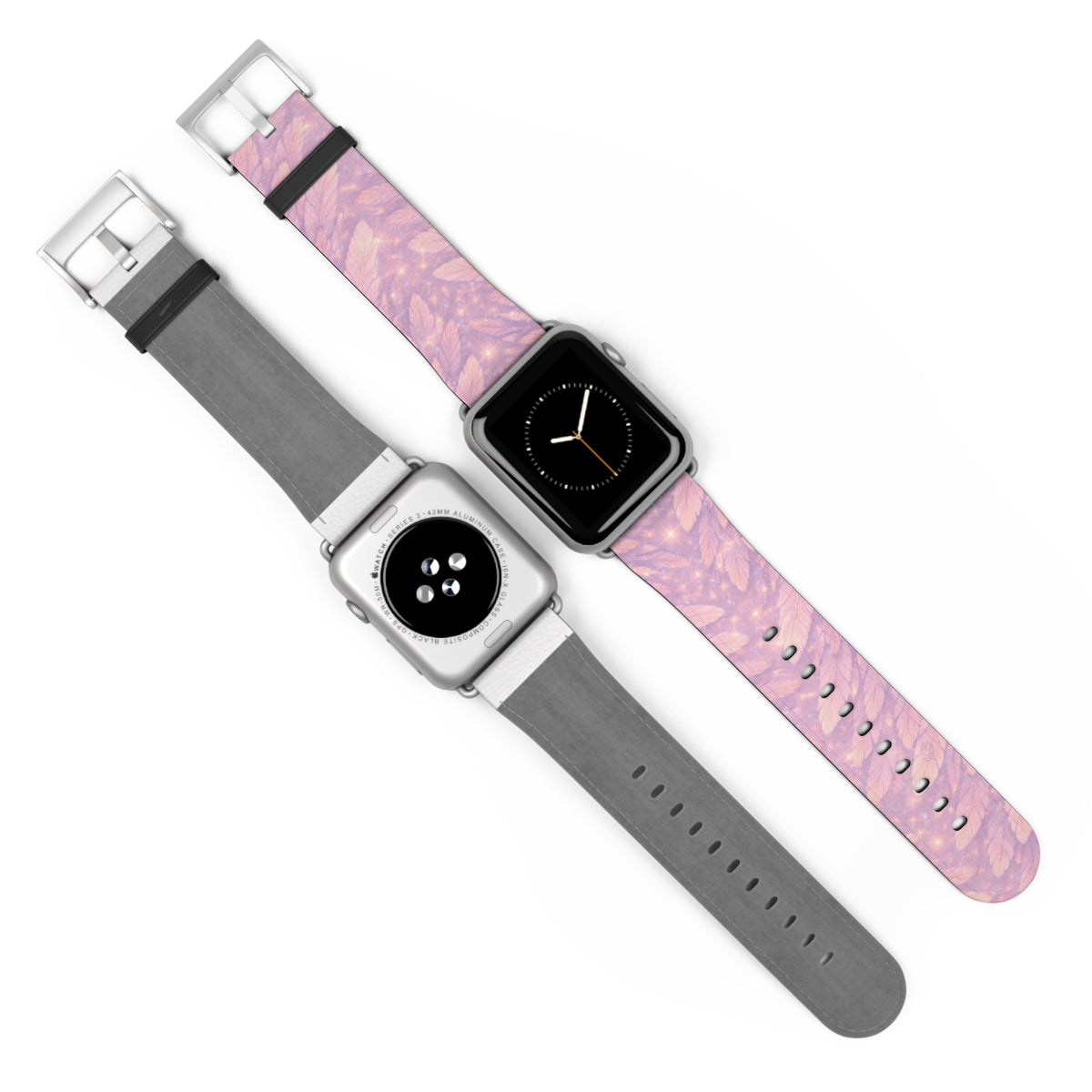 Angel Vehuiah iWatch Band — Pastel Feathers Pattern Apple Watch Strap