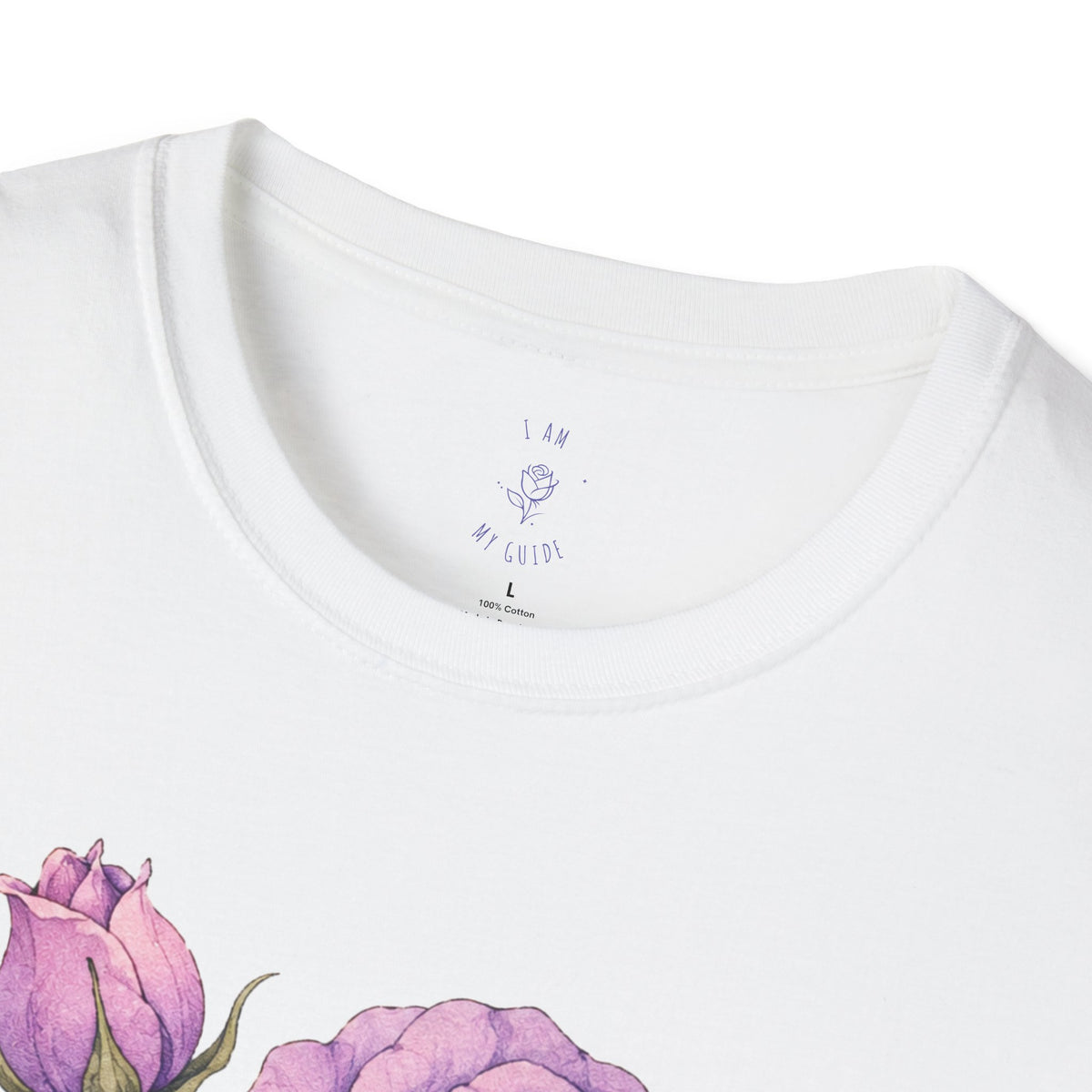 Vintage Purple Rose Floral T-Shirt — Master Portia's Rose Tee — The Sisterhood of The Rose