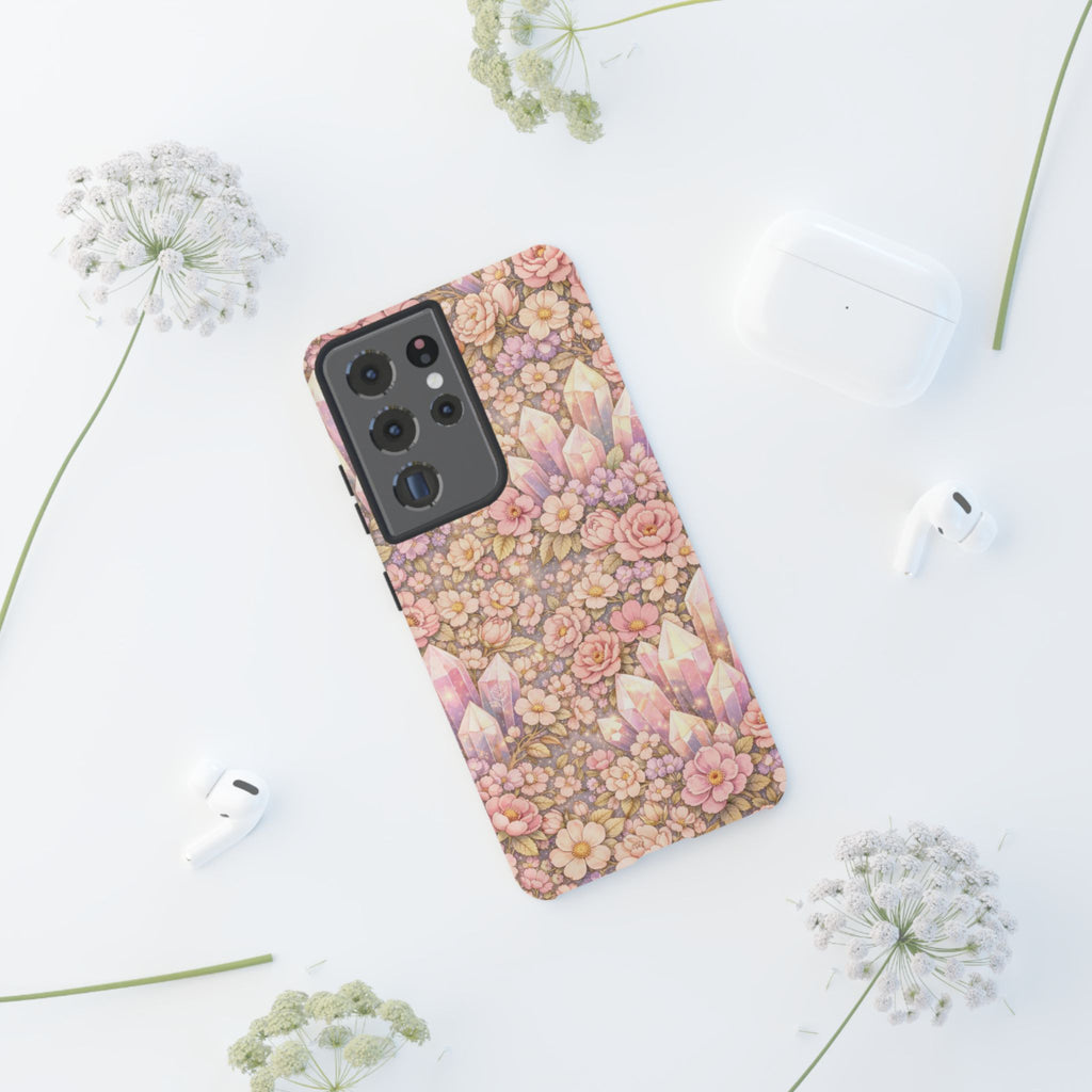 Samsung Galaxy Phone Case - Angelic Crystal Garden Tough Phone Case