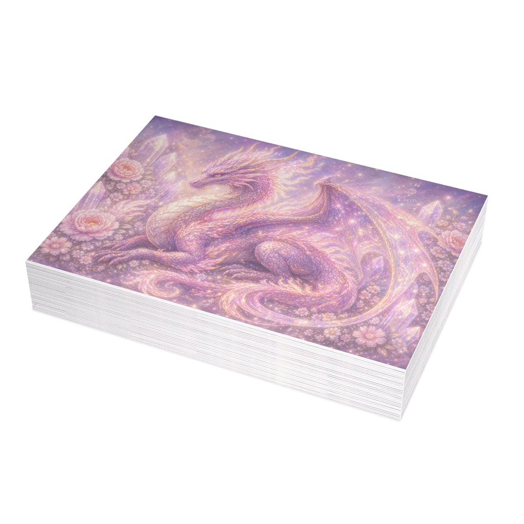 Lilac Fire Dragon Postcard Bundles (envelopes included)