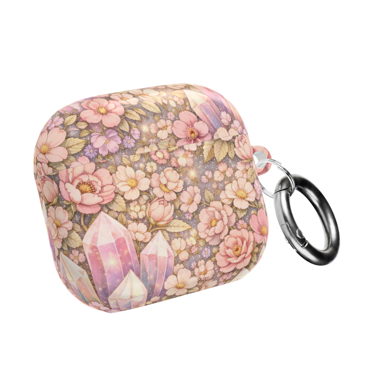 Floral Crystal AirPod Case — Angelic Crystal Garden AirPod Protector