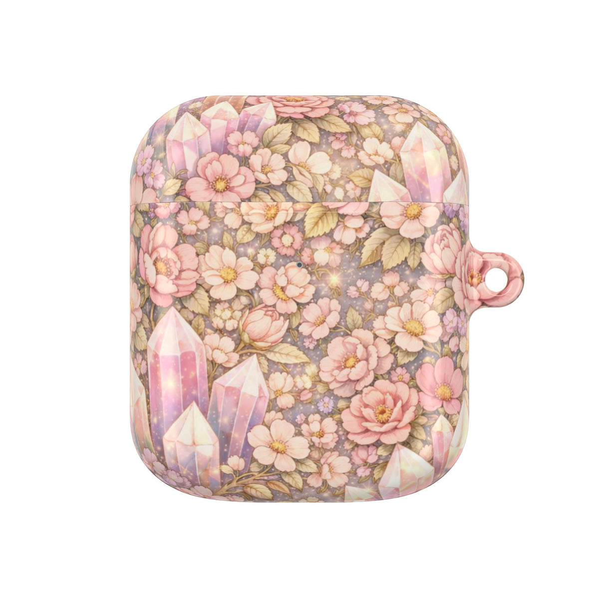 Floral Crystal AirPod Case — Angelic Crystal Garden AirPod Protector