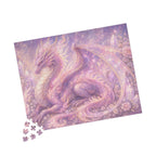 Lilac Fire Dragon Jigsaw Puzzle — Celestial Dragon 110/252/520-Piece