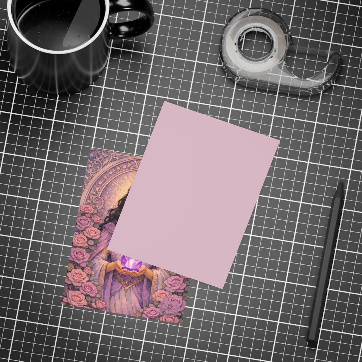 Master Portia Postcard Bundles (envelopes included) - Violet Flame Postcard