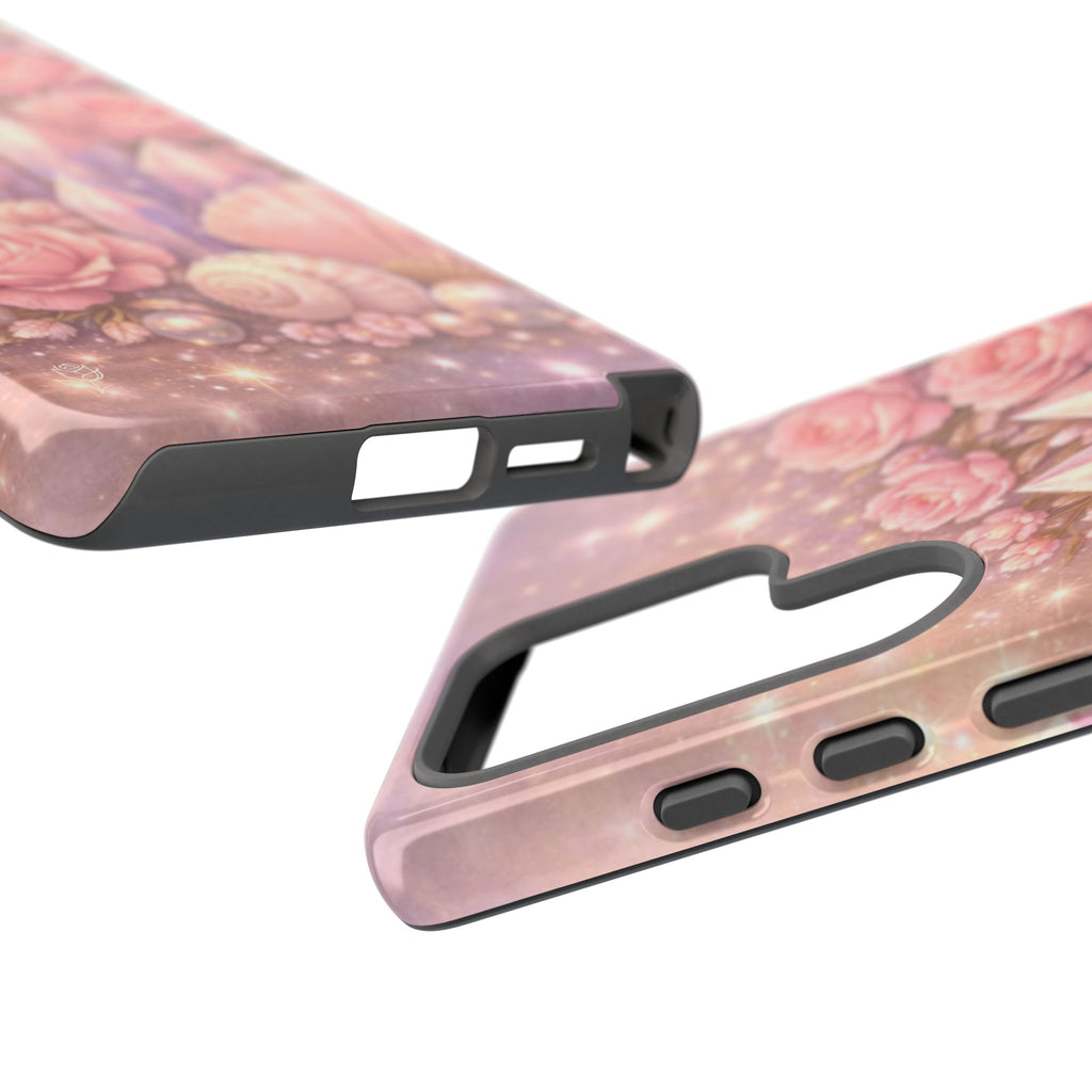 Samsung Galaxy Phone Case — Lemurian Rose Crystal Garden Tough Case