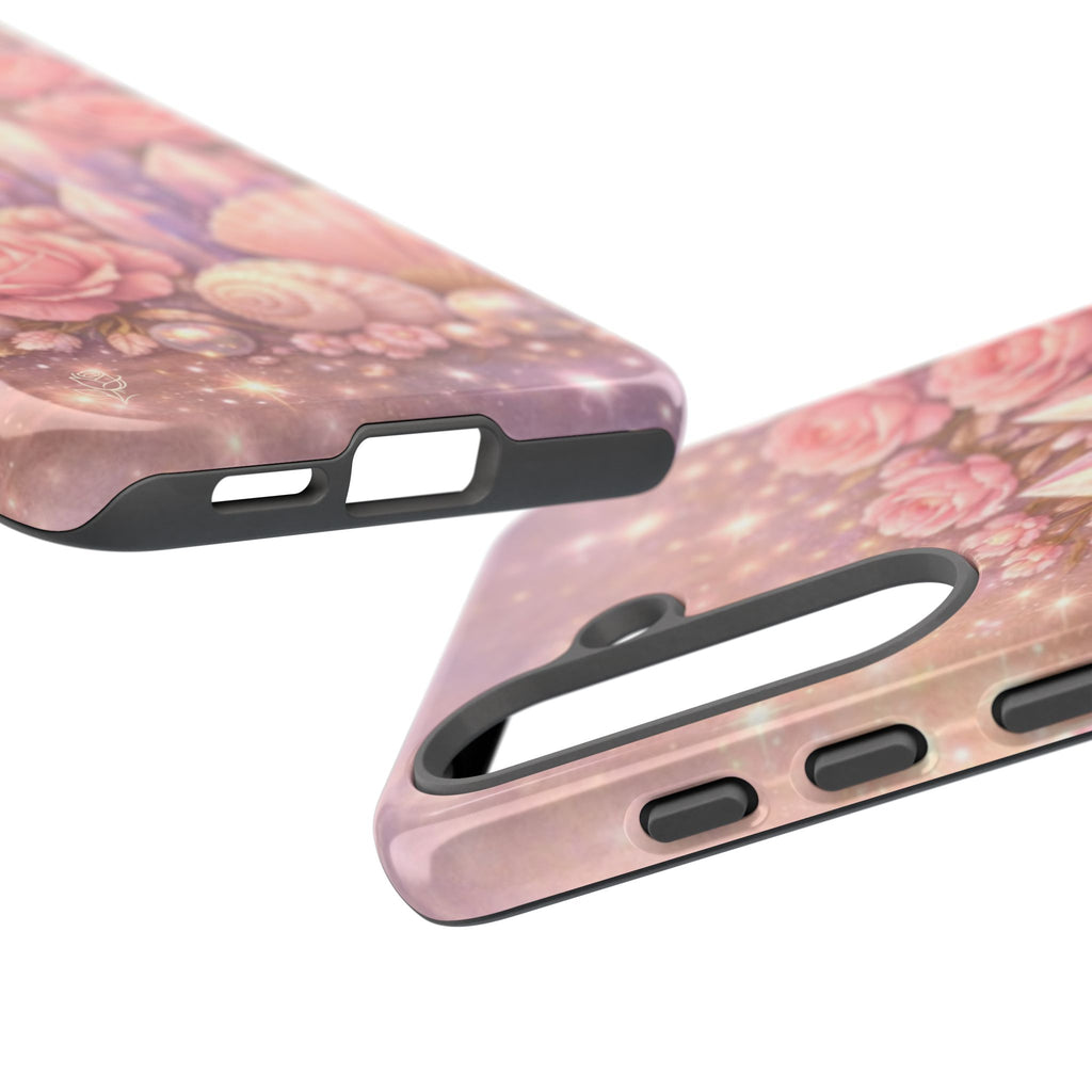 Samsung Galaxy Phone Case — Lemurian Rose Crystal Garden Tough Case