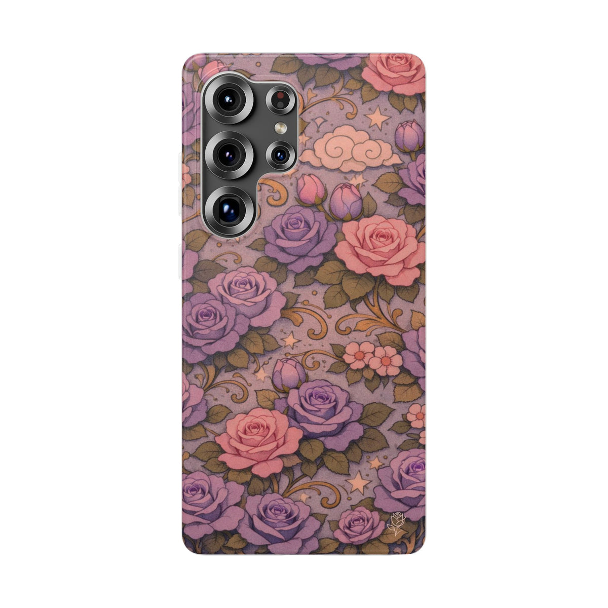 Samsung Galaxy Phone Case — Master Portia's Rose Garden — The Sisterhood of the Rose Vintage Flexi Phone Case