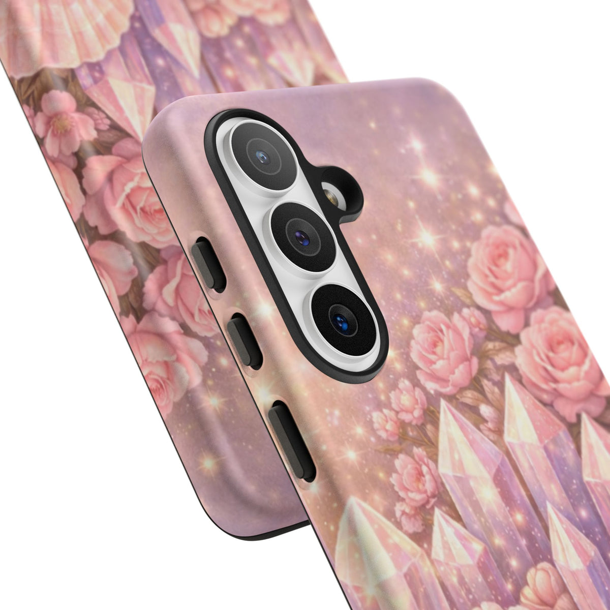 Samsung Galaxy Phone Case — Lemurian Rose Crystal Garden Tough Case