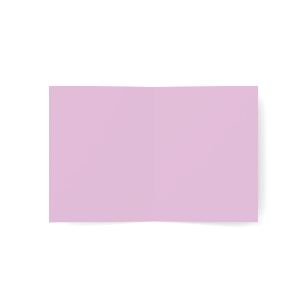 Lemurian Crystal Portal Greeting Card — Ethereal Crystal Stairway Blank Note (1/10/30/50 pcs)