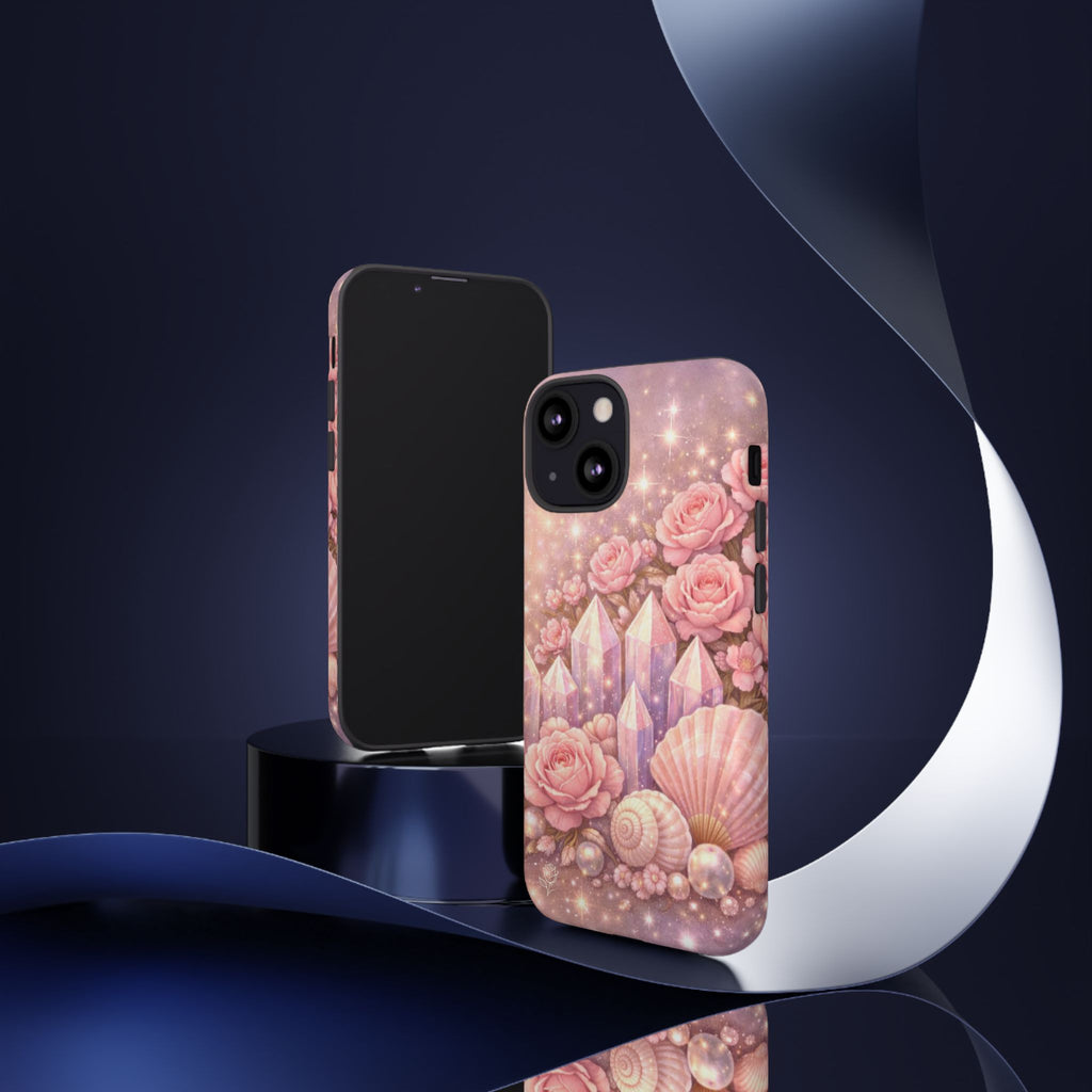 iPhone Case - Lemurian Rose Crystal Garden iPhoneTough Case