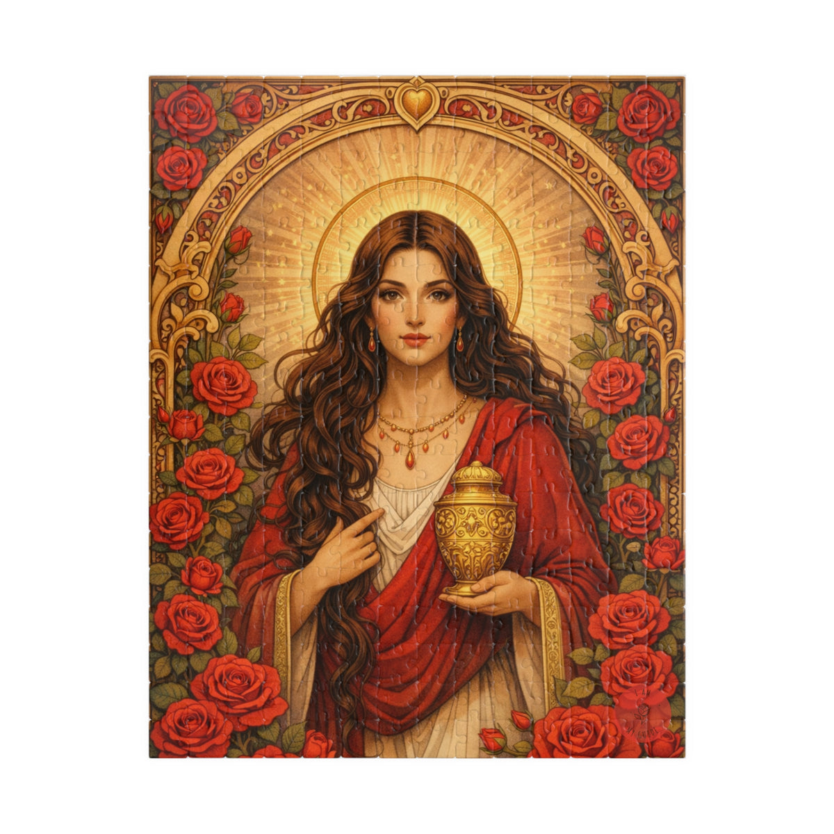 Mary Magdalene Jigsaw Puzzle — 110/252/520-Piece Sisterhood of the Rose Puzzle