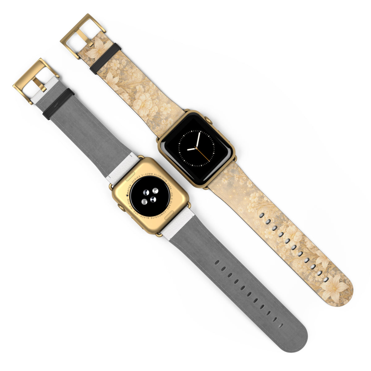 Angel Sitael iWatch Band — Neutral Vintage Bloom Strap for Apple Watch