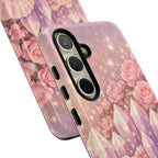Samsung Galaxy Phone Case — Lemurian Rose Crystal Garden Tough Case