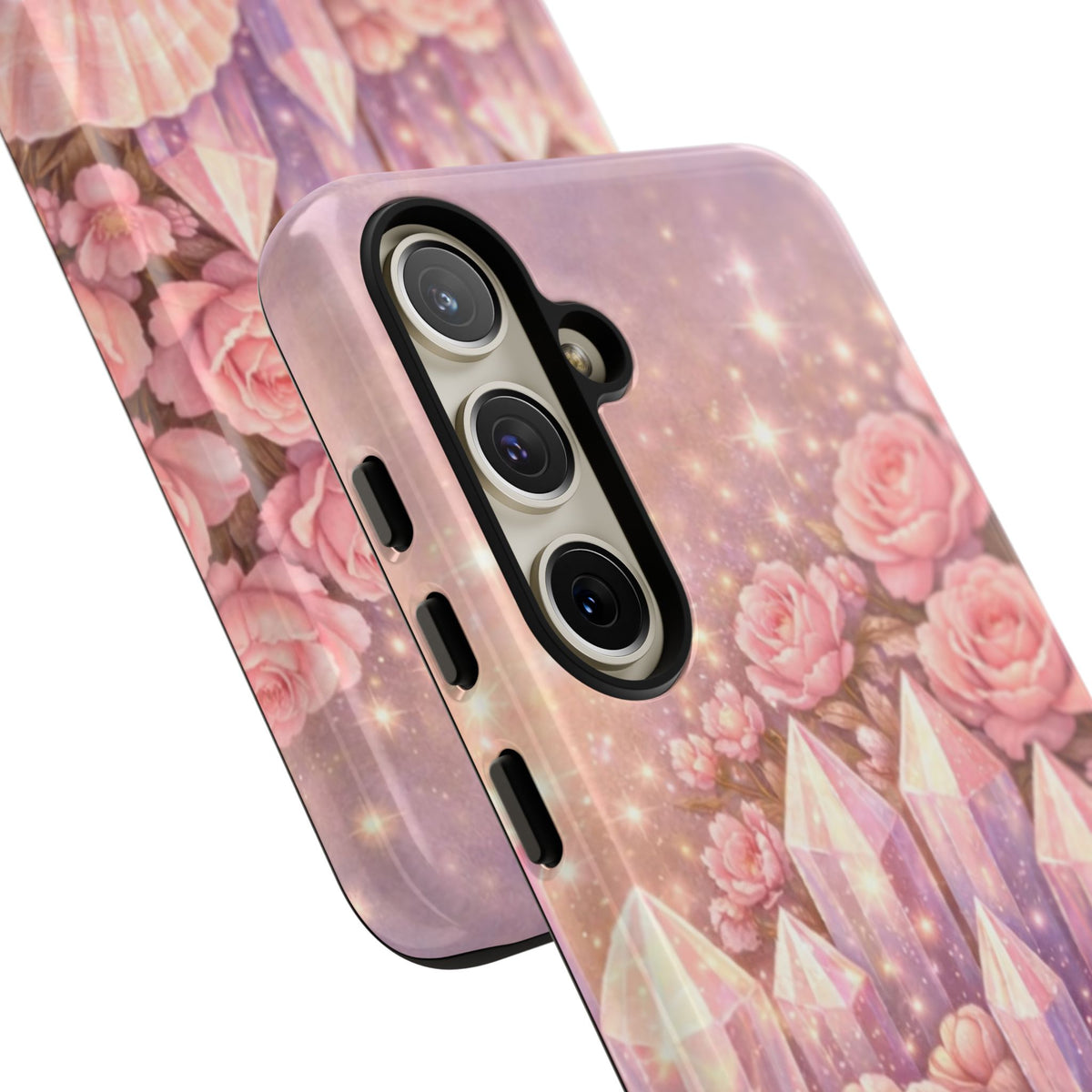 Samsung Galaxy Phone Case — Lemurian Rose Crystal Garden Tough Case