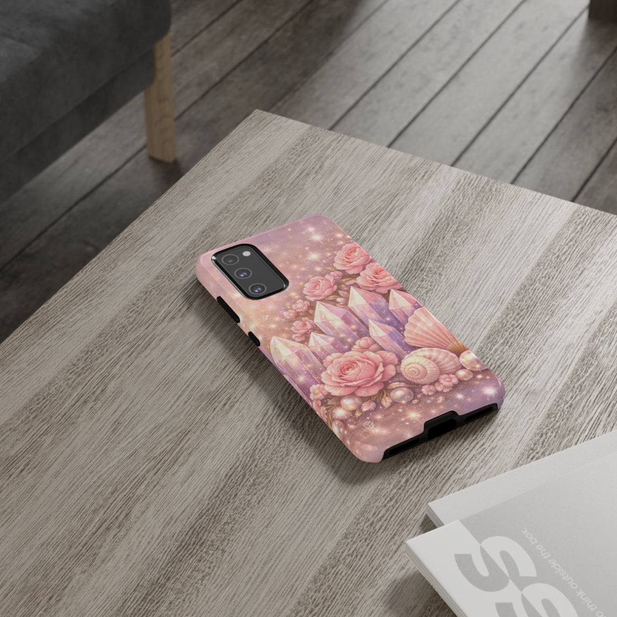 Samsung Galaxy Phone Case — Lemurian Rose Crystal Garden Tough Case
