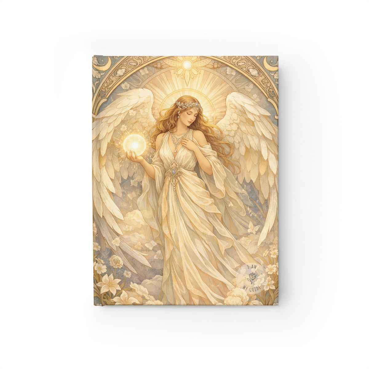Birthday Angel Sitael Journal — Blank (Unlined) Pages Illustrated Spiritual Blank Notebook
