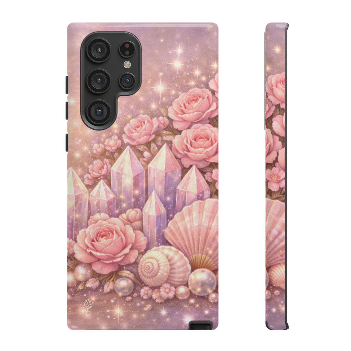 Samsung Galaxy Phone Case — Lemurian Rose Crystal Garden Tough Case
