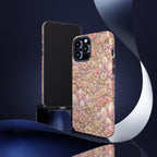 iPhone Case — Angelic Crystal Garden Phone Case — Pink Floral Quartz Protective Cover
