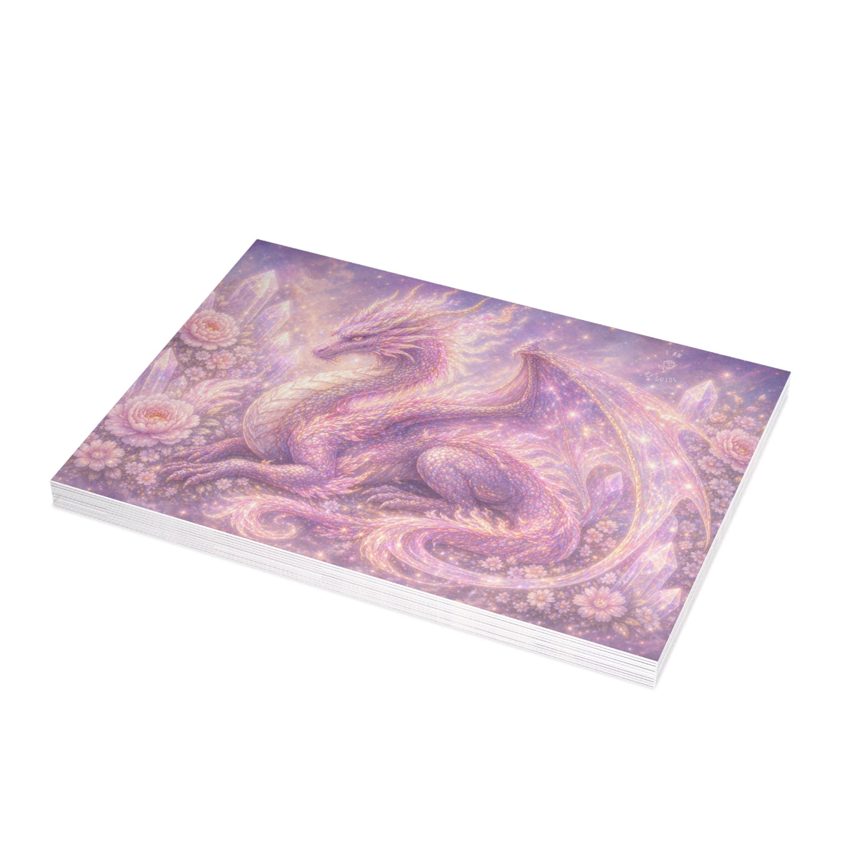Lilac Fire Dragon Postcard Bundles (envelopes included)