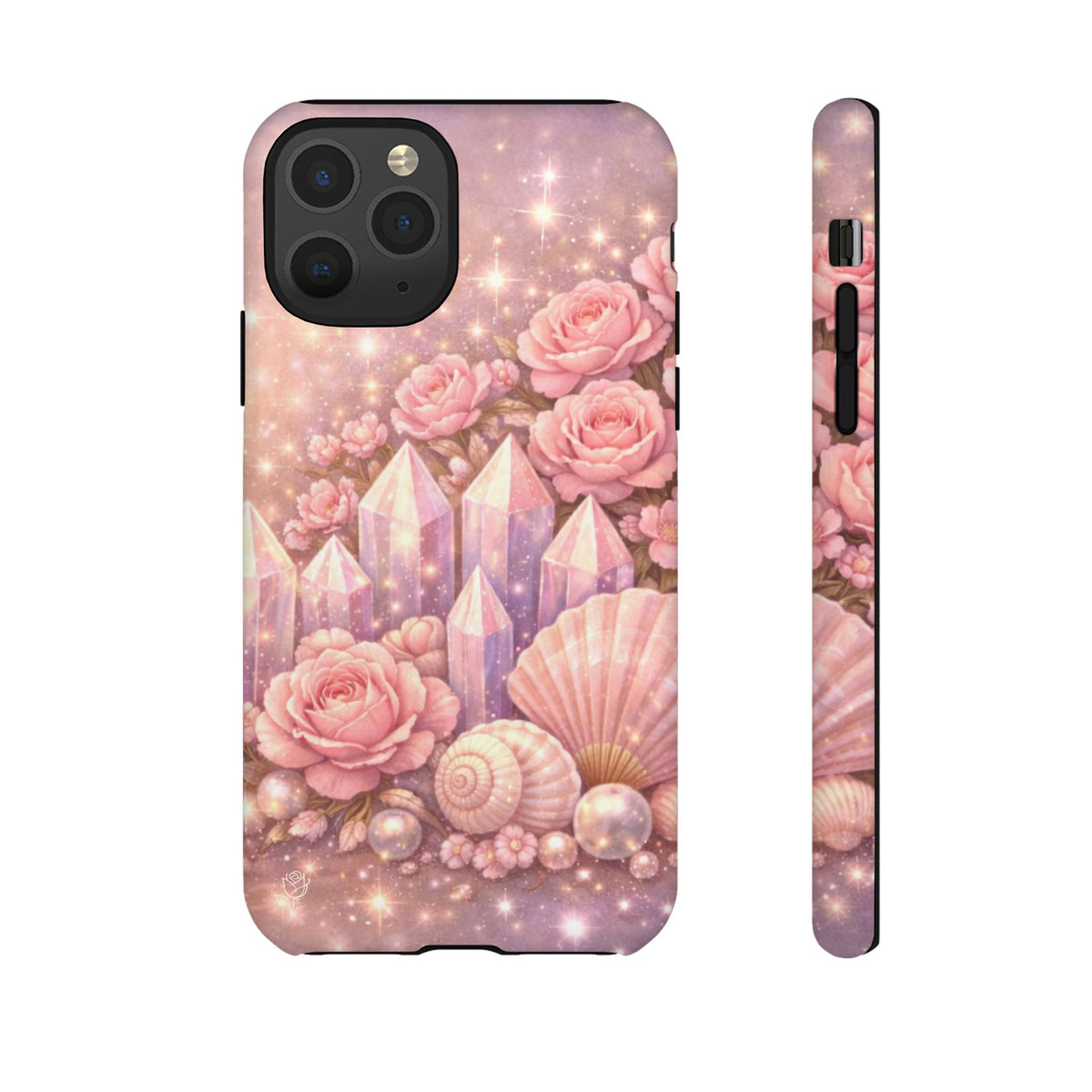 iPhone Case - Lemurian Rose Crystal Garden iPhoneTough Case