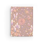 Archangel Glory (Archeia Shekinah) Journal — Blank (Unlined) Pages — Floral Crystal Blank Notebook