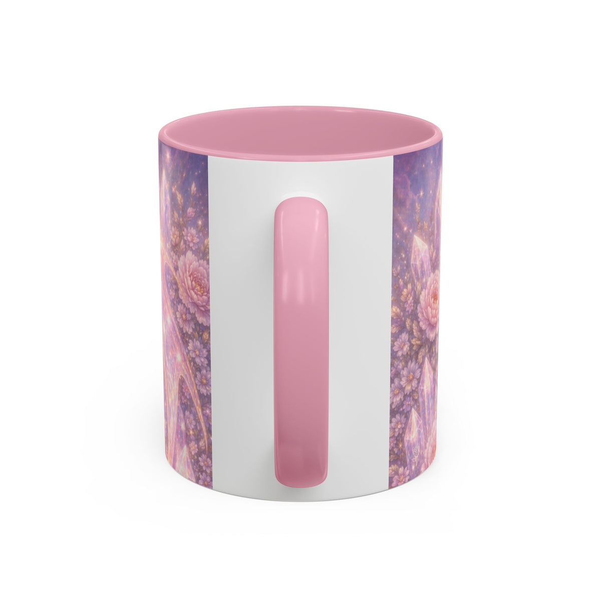 Lilac Fire Dragon Mug — 11oz/15oz Colorful Ceramic Coffee Cup