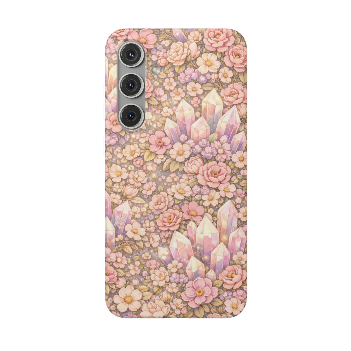 Samsung Galaxy Phone Case — Angelic Crystal Garden Clear Flexi Case