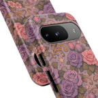 Google Pixel Tough Phone Case — The Sisterhood of the Rose — Master Portia's Rose Garden Vintage Drop-Proof Phone Cover