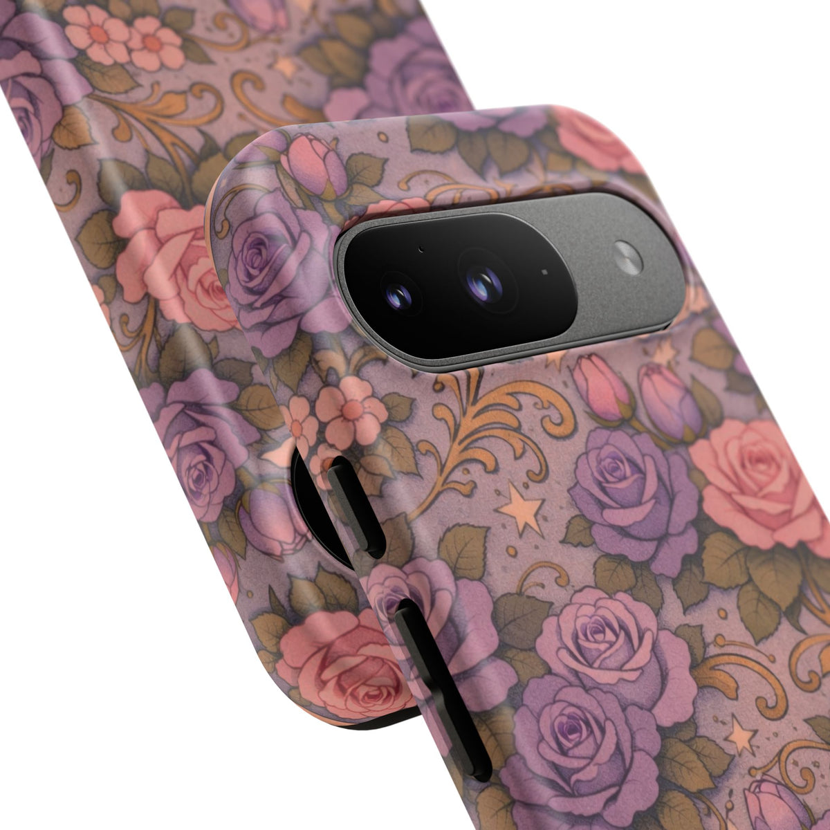Google Pixel Tough Phone Case — The Sisterhood of the Rose — Master Portia's Rose Garden Vintage Drop-Proof Phone Cover