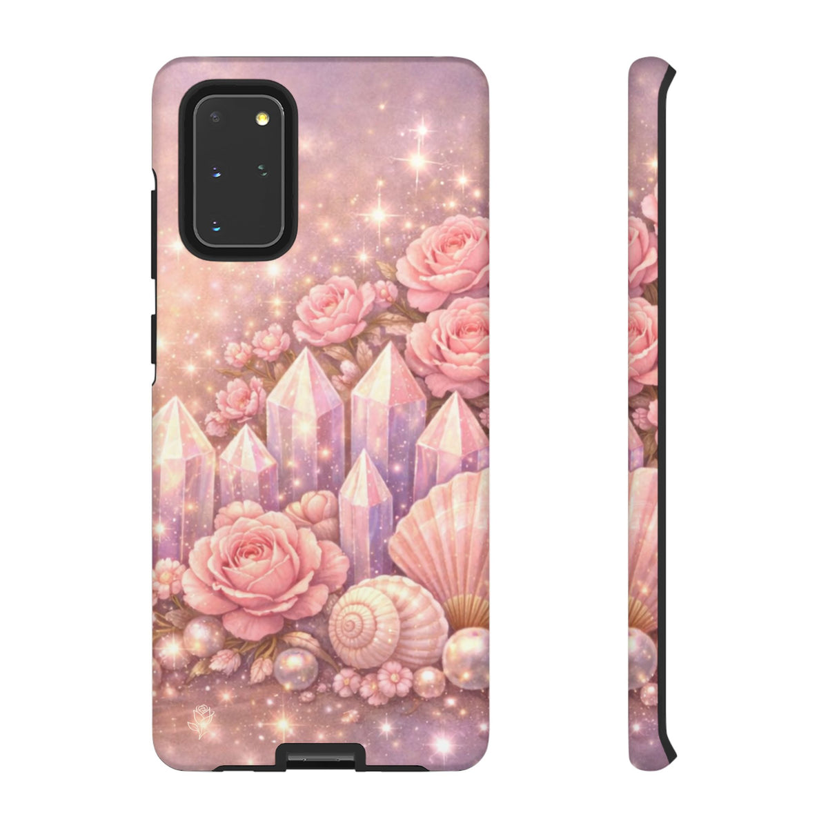 Samsung Galaxy Phone Case — Lemurian Rose Crystal Garden Tough Case