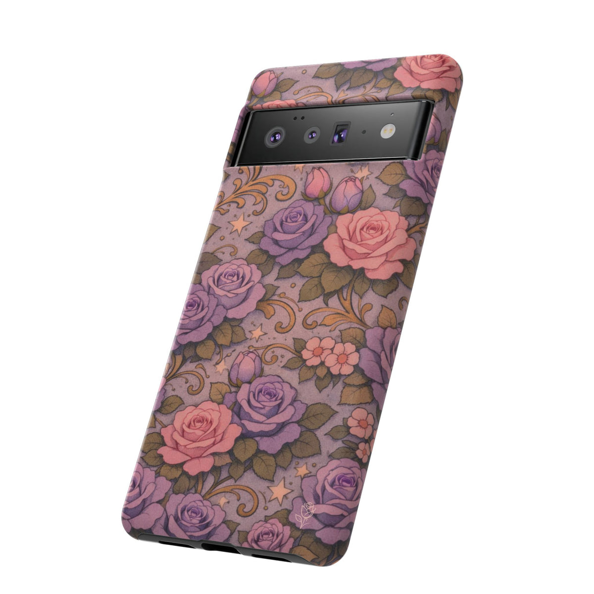 Google Pixel Tough Phone Case — The Sisterhood of the Rose — Master Portia's Rose Garden Vintage Drop-Proof Phone Cover