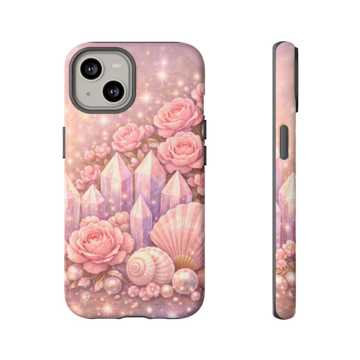 iPhone Case - Lemurian Rose Crystal Garden iPhoneTough Case